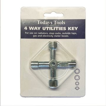 Todays Tools 4 Way Utility Key