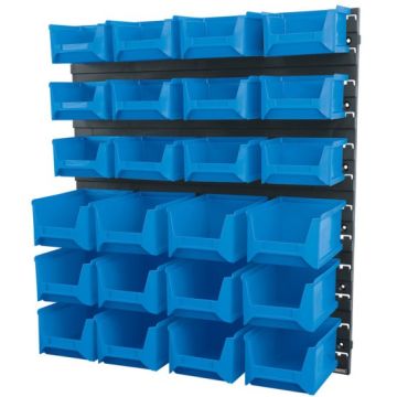 Draper 06798 24 Small/Medium Bin Wall Storage Unit