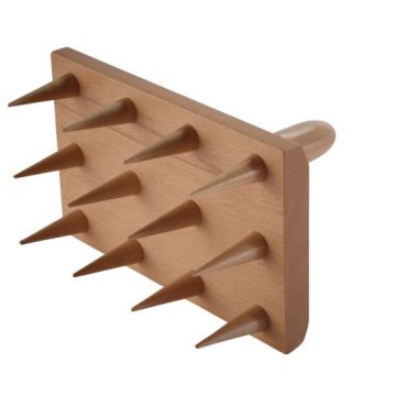 Draper 09003 Heritage Wooden Multi-Seed Tray Dibber with 12 Prongs - 200 x 120mm