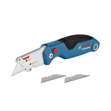 Bosch Professional Folding Knife (3x Blades & Carton)