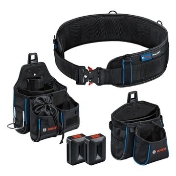 Bosch GWT 2 Professional 2 Compartment Tool Belt Pouch (Carton)