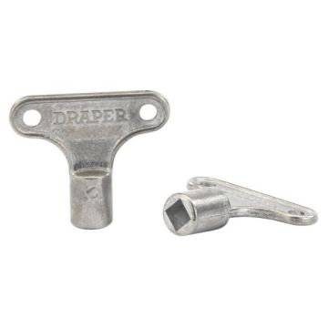 Draper 24866 Zinc Radiator Keys - Pack of 2