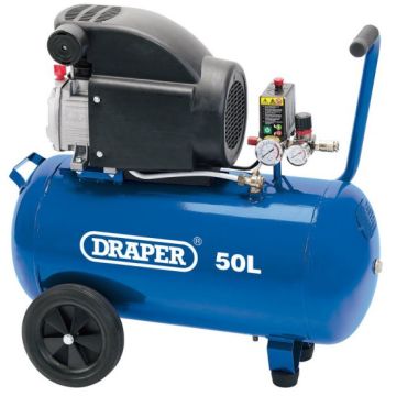 Draper 24981 50L 1.5kW Direct Drive Oiled Air Compressor