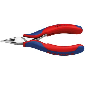 Knipex 35-32-115 115mm Electronics Pointed-Round Jaw Pliers (27700)