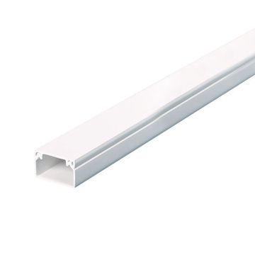 Falcon White uPVC Front & Back Cover Trunking - 3 Metres