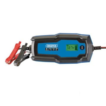Draper 53491 6/12V 10A Smart Charger and Battery Maintainer