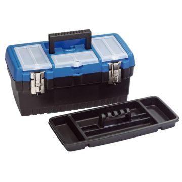 Draper 53878 Tool Organiser Box with Tote Tray - 413mm