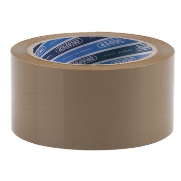 Draper 63388 Packing Tape Roll - 66m x 50mm