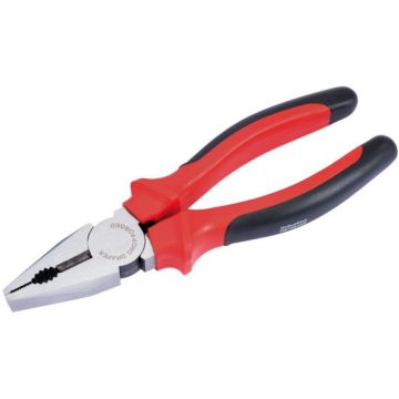 Draper 68279 Heavy Duty Combination Pliers with Soft Grip Handles - 200mm