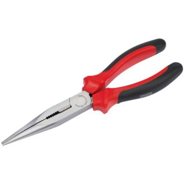 Draper 68300 Heavy Duty 200mm Long Nose Pliers with Soft Grip Handles