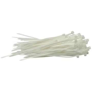 Draper CTW Cable Ties White - Pack of 100