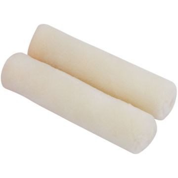 Draper 82551 100mm Simulated Mohair Paint Roller Sleeves - Pack of 2