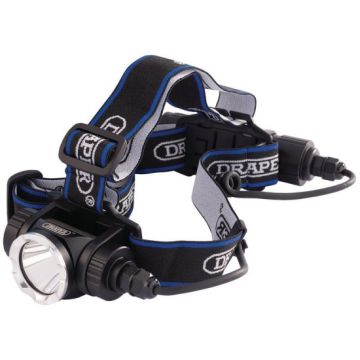 Draper 90064 Rechargeable 10W LED Head Torch