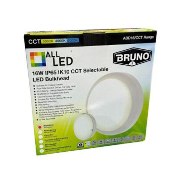 ALL LED ABD16/CCT 16W LED Selectable White Bulkhead - Ø300 x 75mm