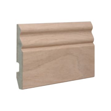 American White Oak Wrapped Unfinished Ogee MDF Moulding - 4370 x 18mm