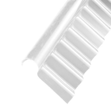 Ariel 36000 3" Clear PVC Half Section 1090mm Adjustable Ridge - 979mm Cover