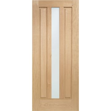 XL 2'9" Oak Padova Obscure Glass Ext Door