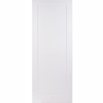 Premdor 1 Panel Smooth White Moulded Internal Door