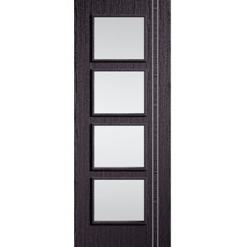 LPD Zanzibar Ash Grey 3 Light Clear Glazed Internal Door (1)
