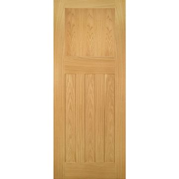 Deanta Cambridge (DX) 4 Panel Oak Veneer Unfinished Internal Door