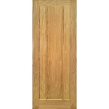 Deanta Norwich 3 Panel Oak Veneer Unfinished Internal Door