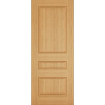 Deanta Windsor 3 Panel Oak Veneer Pre-Finished Internal Door