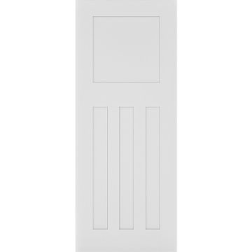 Deanta Cambridge (DX) 4 Panel White Primed Internal Door