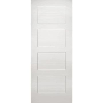 Deanta Coventry (Shaker) 4 Panel White Primed Internal Door