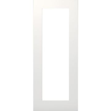 Deanta Denver (Pattern 10) 1 Light Clear Glass White Primed Internal Door