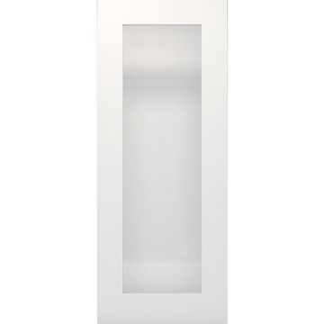 Deanta Denver (Pattern 10) 1 Light Obscure Glass White Primed Int Door