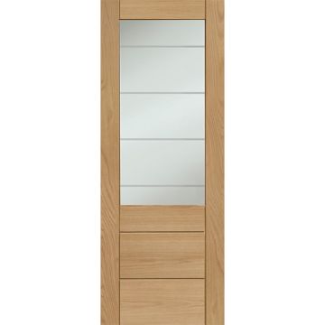 XL Joinery Palermo Essential 2XG Clear Oak Veneer Unfinished Internal Door