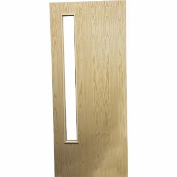 Ash Veneer FD30 with A1 Style CF625 Clear Pyroguard - 1425 x 150mm