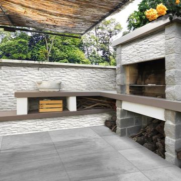 Pavestone Rock Stack Porcelain Cladding - 385 x 75mm (Pack of 26)
