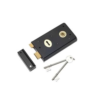 Eurospec RSE8053SC Reversible Rim Lock 5.5 x 3 Inches