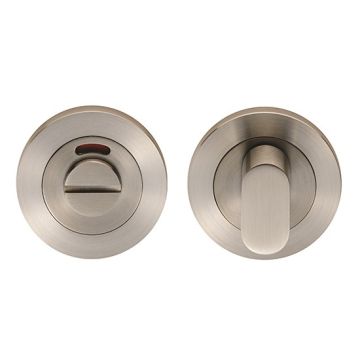 Eurospec SWT1016-ISSS Satin Stainless Steel Bathroom Turn & Release With Indicator