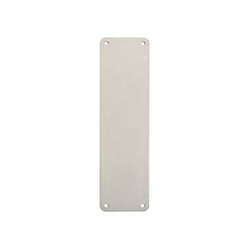 Eurospec Finger Plate Plain FPP1300SSS Satin Stainless Steel - 300 x 75mm