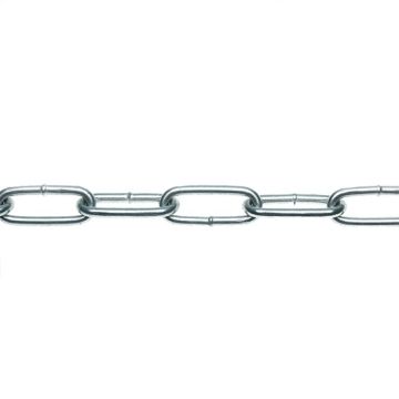 Eliza Tinsley 3442-169 BZP 4mm Welded Long Link Chain - Metre