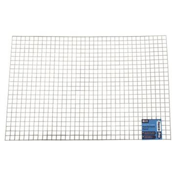 Henry Shaw Green PVC Coated Wire Mesh Panel - 914 x 609mm (50mm x 50mm Mesh)