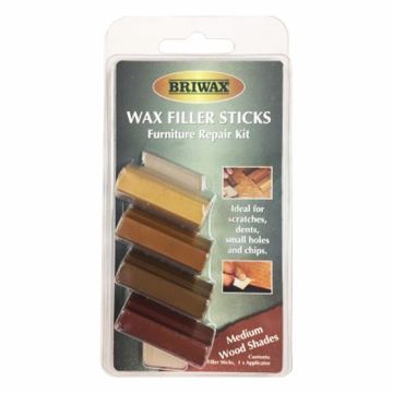 Briwax 40mm Medium Wax Filler Sticks - Pack of 4