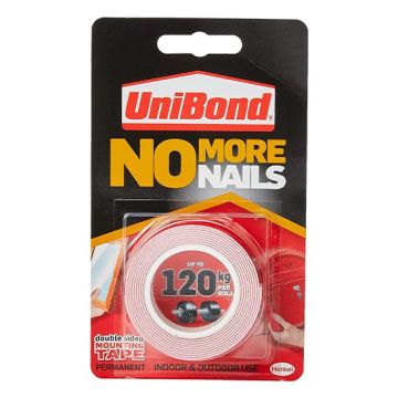 No More Nails On A Roll - Permanent Ultra Strong Tape - 1500 x 19mm