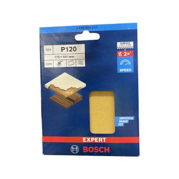 Bosch Expert C470 115 x 107 Sanding Sheets (pack of 5)