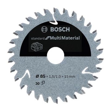 Bosch 2608837752 Multi Material Circular Saw Blade Bore 30T - 85mm x 15mm