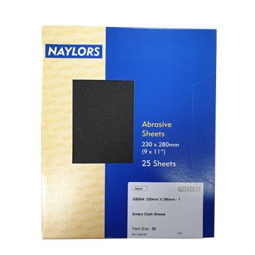 Naylors GB503 Blue Emery Cloth - 280 x 230mm