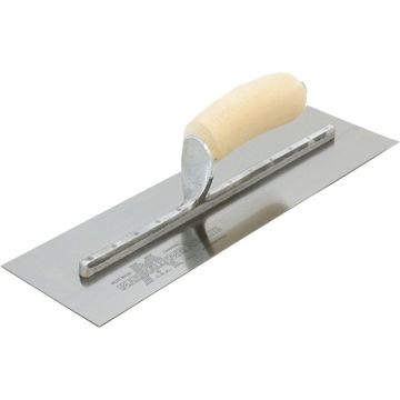 Marshalltown Cement Finishing Trowel with Wooden Handle