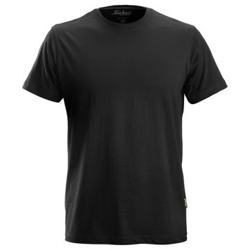 Snickers 2502 Classic T-Shirt With Logo Black