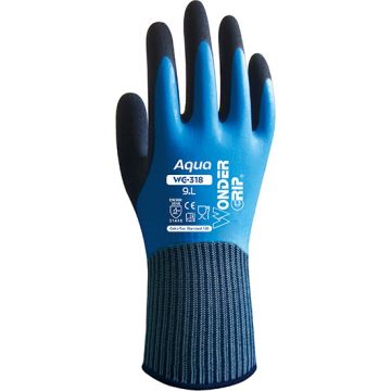 Wondergrip WG-318 Aqua Gloves - 100% Waterproofing High Grip