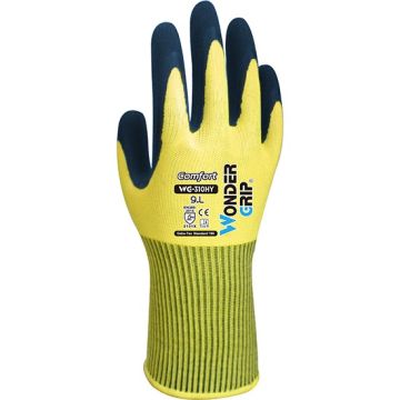 Wondergrip WG-310HY Comfort Gloves - Hi-Viz Yellow - High Dexterity