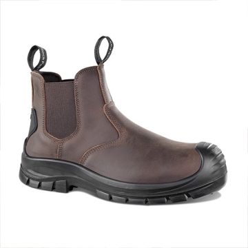 Rock Fall RF256 Chelsea Furrow Brown Safety Boot