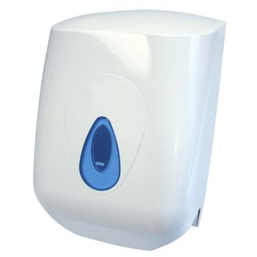 Centre Feed Paper Roll Dispenser White Plastic SWKN CFD