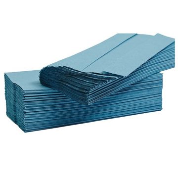 Lyreco C-Fold Hand Towels 1 PLY Blue (2880 per box)